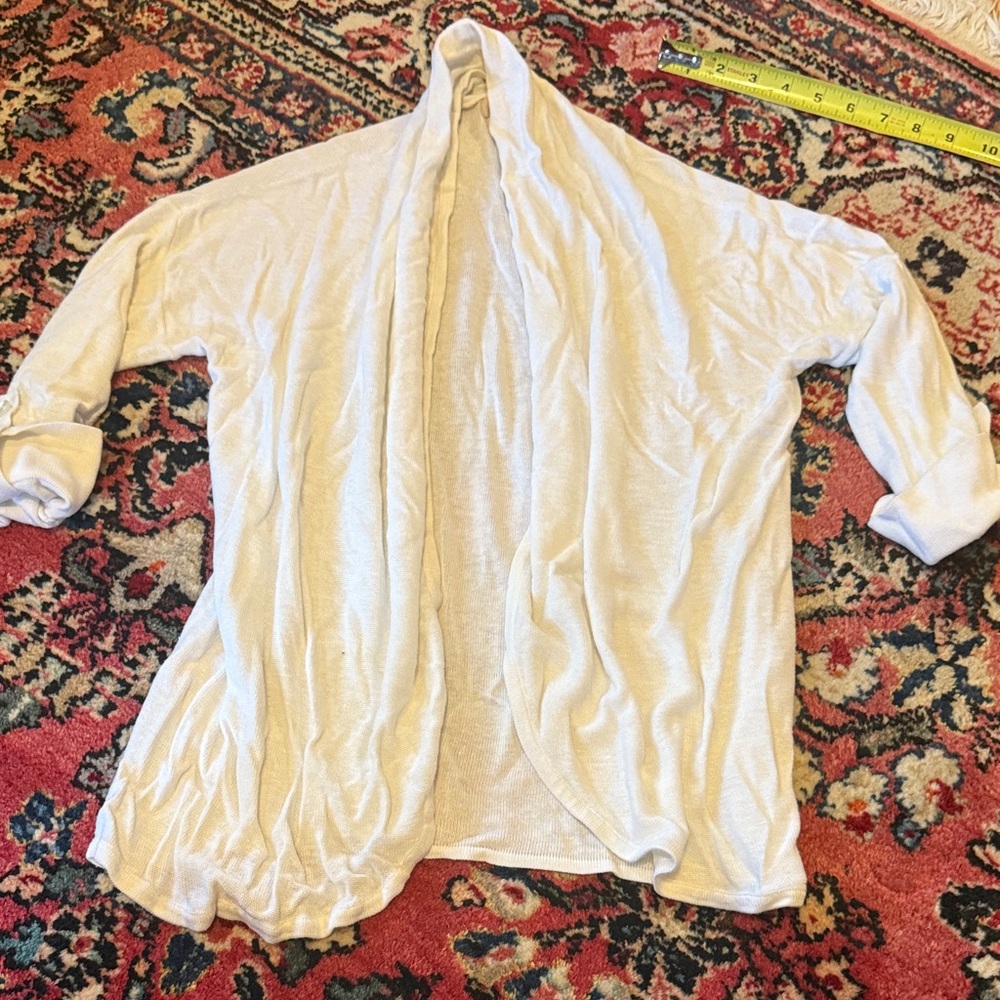 Banana Republic Ivory Knit Cardigan